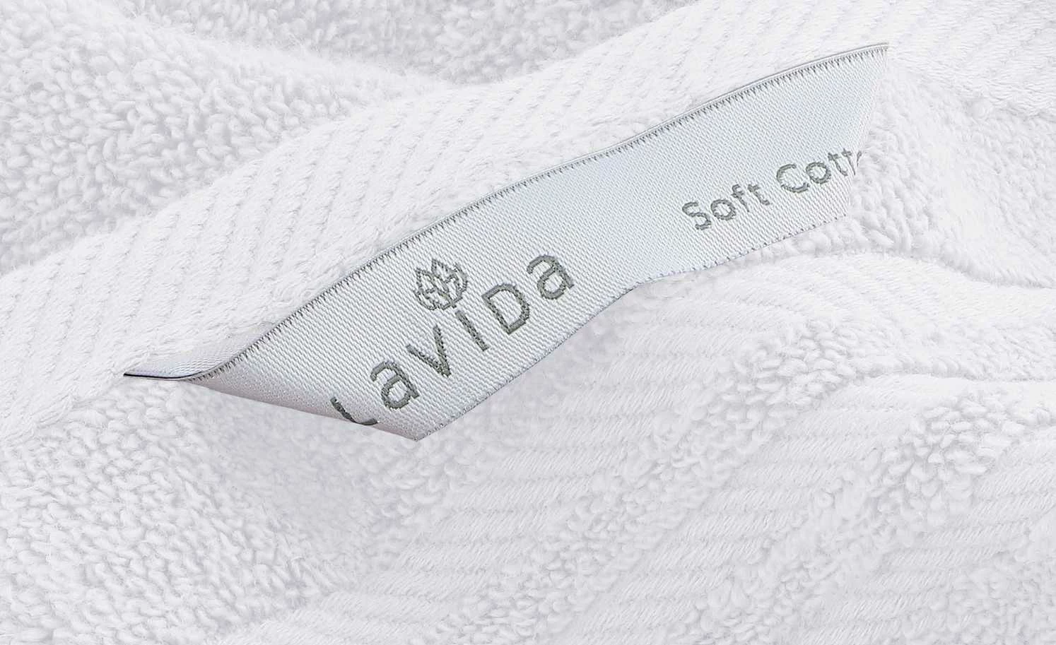 LAVIDA Gästetuch Soft Cotton | Weiß Gästehandtuch - 30x50 cm, Gästehandtuch - 30x50 cm 4 LAVIDA Gästetuch Soft Cotton | Weiß Gästehandtuch - 30x50 cm, Gästehandtuch - 30x50 cm – Bild 3