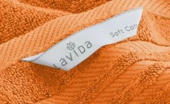 LAVIDA Gästetuch Soft Cotton | Orange Gästehandtuch - 30x50 cm, Gästehandtuch - 30x50 cm -Badtextilien und Zubehör Verkäufe 10826859 2 201908202243