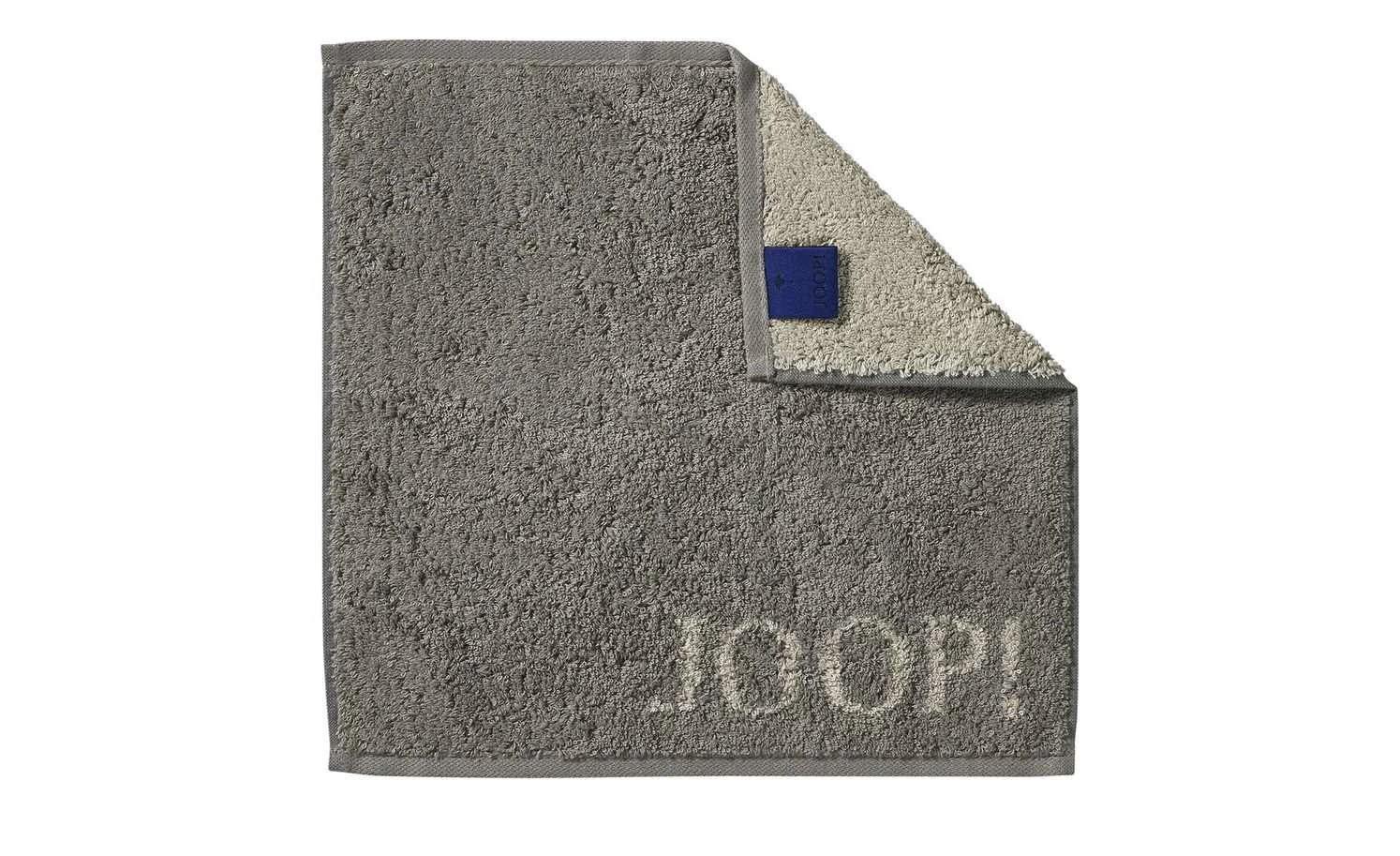 JOOP! Seiftuch Joop 1600 Classic Doubleface | Graphitgrau / Sand 3 JOOP! Seiftuch Joop 1600 Classic Doubleface | Graphitgrau / Sand