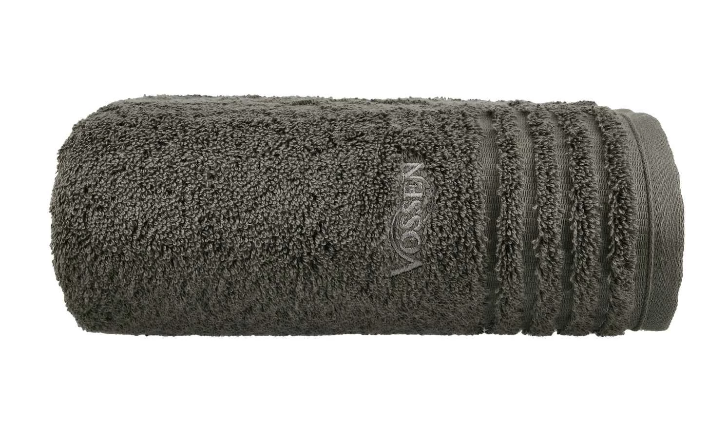 VOSSEN Handtuch Vienna Supersoft | Dunkelgrau Handtuch - 50x100 cm, Handtuch - 50x100 cm 4 VOSSEN Handtuch Vienna Supersoft | Dunkelgrau Handtuch - 50x100 cm, Handtuch - 50x100 cm – Bild 2