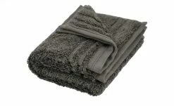 VOSSEN Gästetuch Vienna Supersoft | Dunkelgrau Gästehandtuch - 30x50 cm, Gästehandtuch - 30x50 cm