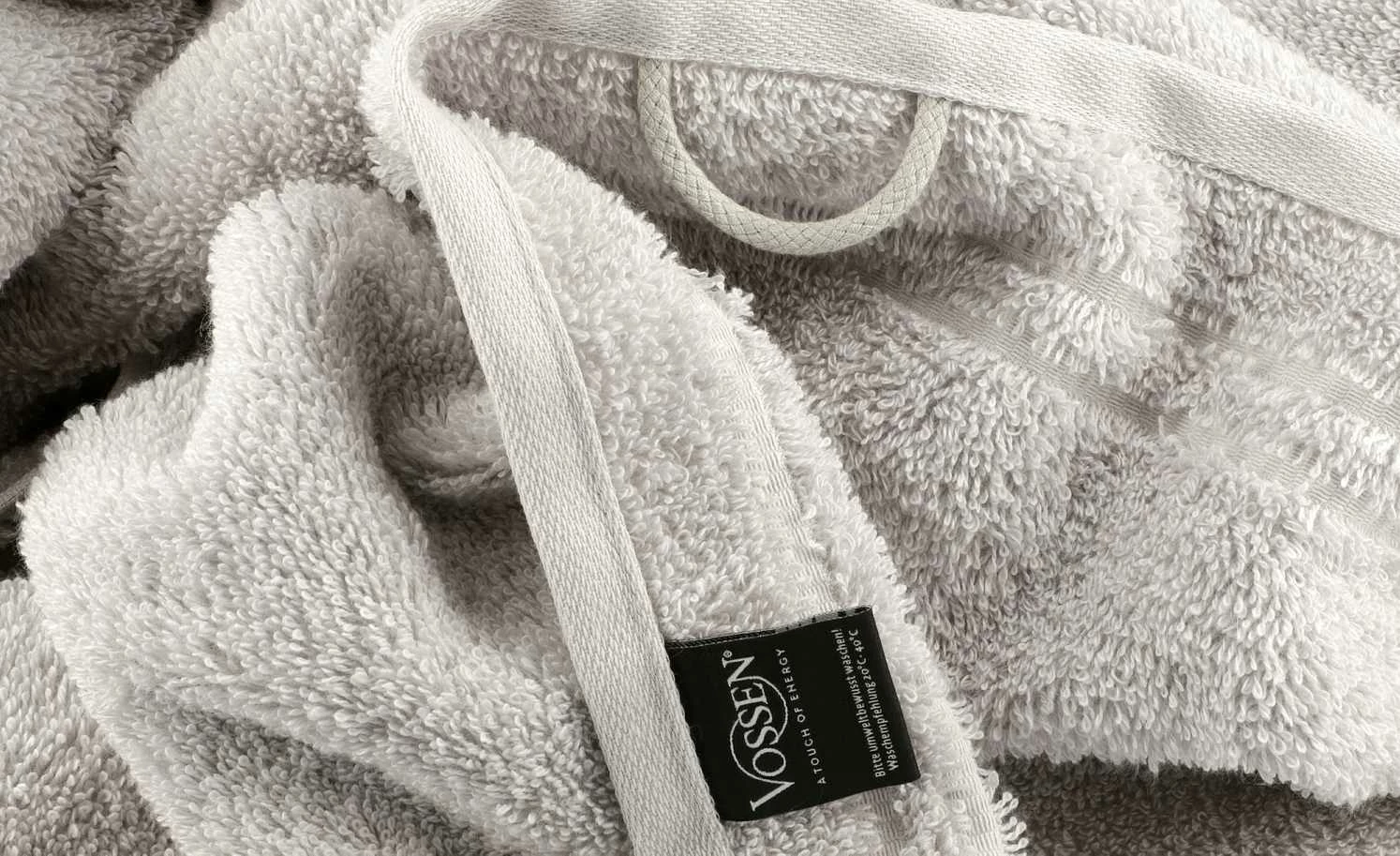 VOSSEN Handtuch Vienna Supersoft | Silbergrau Handtuch - 50x100 cm, Handtuch - 50x100 cm 6 VOSSEN Handtuch Vienna Supersoft | Silbergrau Handtuch - 50x100 cm, Handtuch - 50x100 cm – Bild 4