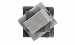 HOME STORY Badetuch Bubble | Dunkelgrau Badetuch - 100x150 cm, Badetuch - 100x150 cm