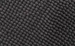 HOME STORY Badematte Happy | Anthrazit rechteckig (40 x 60 cm) -Badtextilien und Zubehör Verkäufe 11823449 4 201811271606