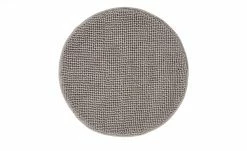 HOME STORY Badematte Happy | Taupe rund