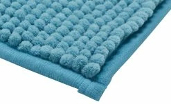 HOME STORY Badematte Happy | Türkis rechteckig (40 x 60 cm) -Badtextilien und Zubehör Verkäufe 11823453 3 201811271606
