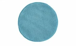 HOME STORY Badematte Happy | Türkis rund