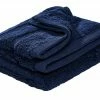 HOME STORY Gästetuch Das neue Kuschel Wuschel | Marineblau Gästehandtuch - 30x50 cm, Gästehandtuch - 30x50 cm