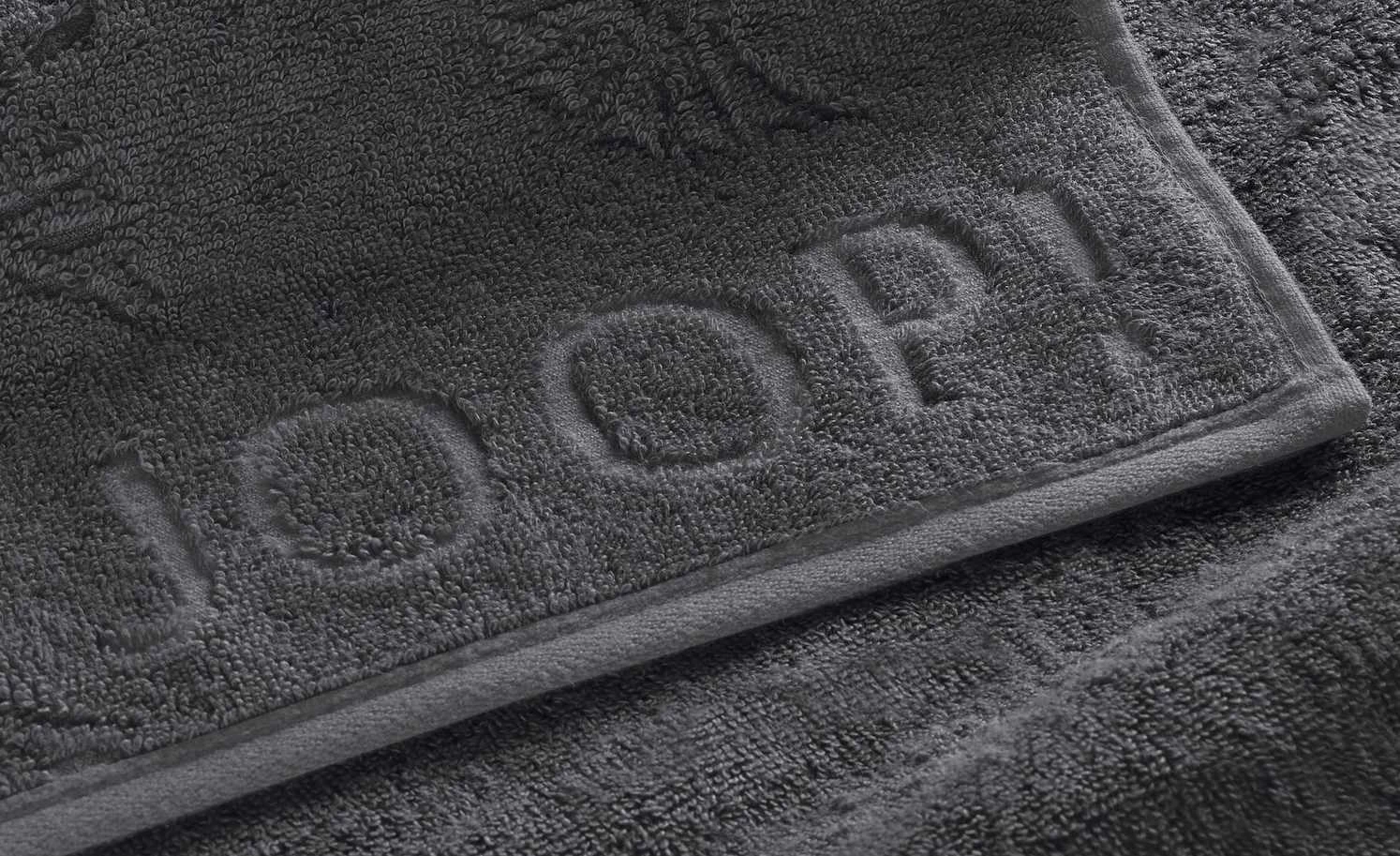 JOOP! Handtuch JOOP! 1670 Uni Cornflower | Anthrazit 4 JOOP! Handtuch JOOP! 1670 Uni Cornflower | Anthrazit – Bild 2