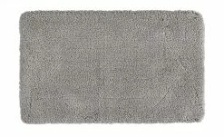HOME STORY Badteppich Softy | Silbergrau 65|cm 55|cm