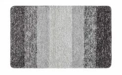 LAVIDA Badteppich Grafiko | Grau 55|cm 65|cm