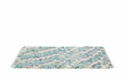 HOME STORY Badteppich Rapunzel | 50|cm Weiß / Grau / Türkis -Badtextilien und Zubehör Verkäufe 11827235 4 201906132239