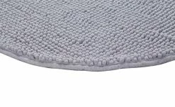 HOME STORY Badematte Happy | Hellgrau rund -Badtextilien und Zubehör Verkäufe 11827238 4 202001091110