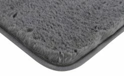 HOME STORY Badteppich Angora | 55|cm Grau 65|cm -Badtextilien und Zubehör Verkäufe 11827455 3 202008130850