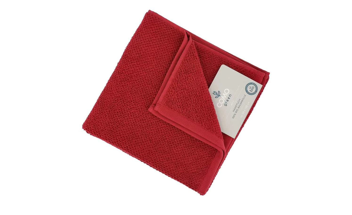 Como Green Handtuch 4077 | Handtuch - 50x100 cm, Handtuch - 50x100 cm Rubinrot 6 Como Green Handtuch 4077 | Handtuch - 50x100 cm, Handtuch - 50x100 cm Rubinrot – Bild 4