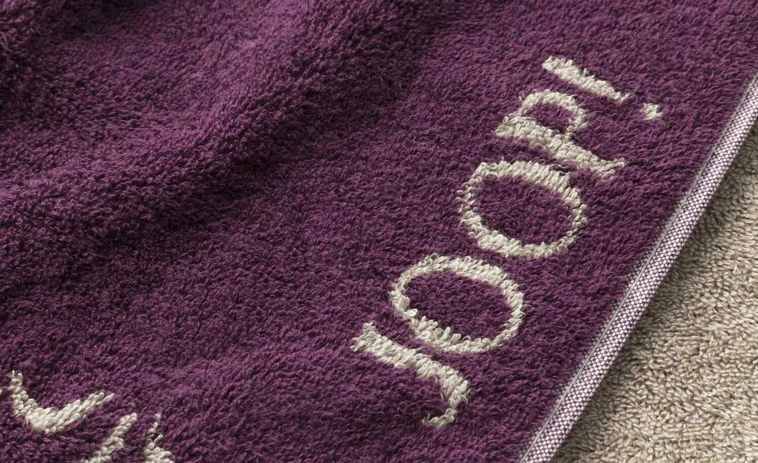 JOOP! Handtuch JOOP! Infinity Cornflower Zoom | Lila / Beige 6 JOOP! Handtuch JOOP! Infinity Cornflower Zoom | Lila / Beige – Bild 4
