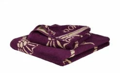 JOOP! Duschtuch JOOP! Infinity Cornflower Zoom | Lila / Beige