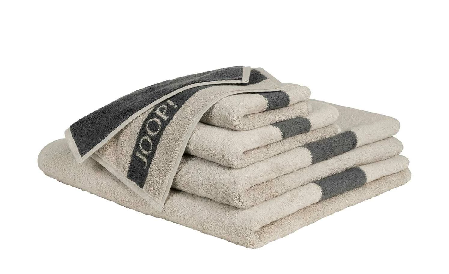 JOOP! Gästetuch JOOP! Infinity Doubleface | Beige / Grau 3 JOOP! Gästetuch JOOP! Infinity Doubleface | Beige / Grau