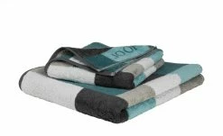 JOOP! Handtuch JOOP! Infinity Mosaic | Grau / Blau / Weiß