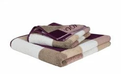 JOOP! Handtuch JOOP! Infinity Mosaic | Lila /Braun / Weiß