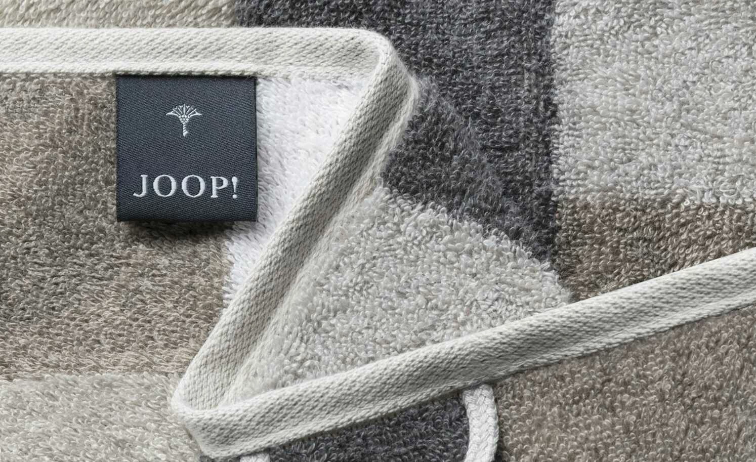 JOOP! Duschtuch JOOP! Infinity Mosaic | Beige / Grau / Weiß 8 JOOP! Duschtuch JOOP! Infinity Mosaic | Beige / Grau / Weiß – Bild 6