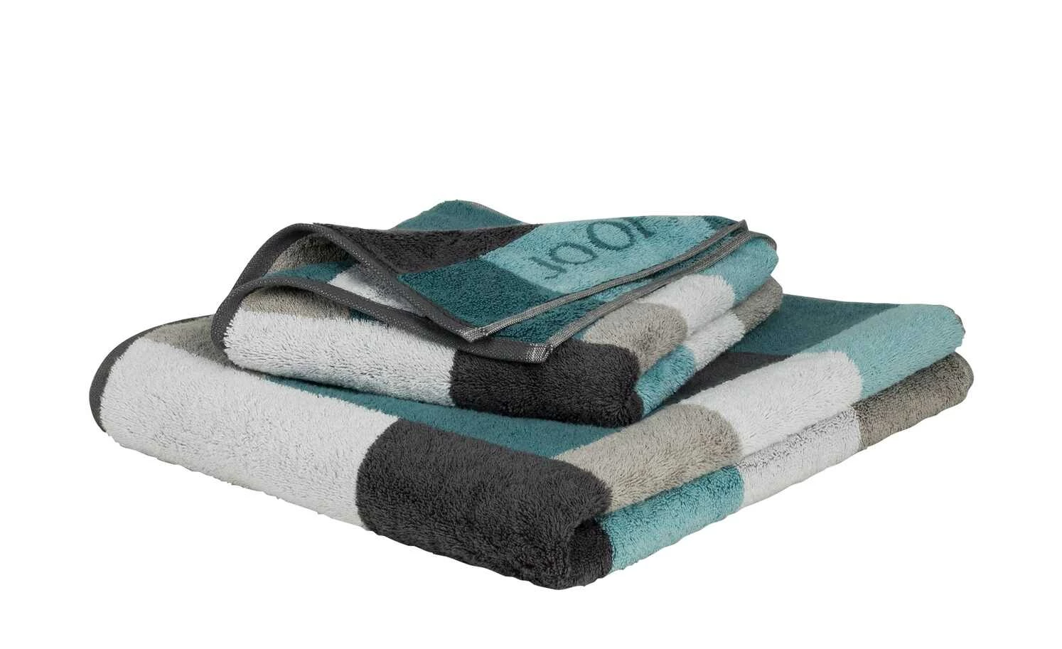 JOOP! Duschtuch JOOP! Infinity Mosaic | Grau / Blau / Weiß 3 JOOP! Duschtuch JOOP! Infinity Mosaic | Grau / Blau / Weiß