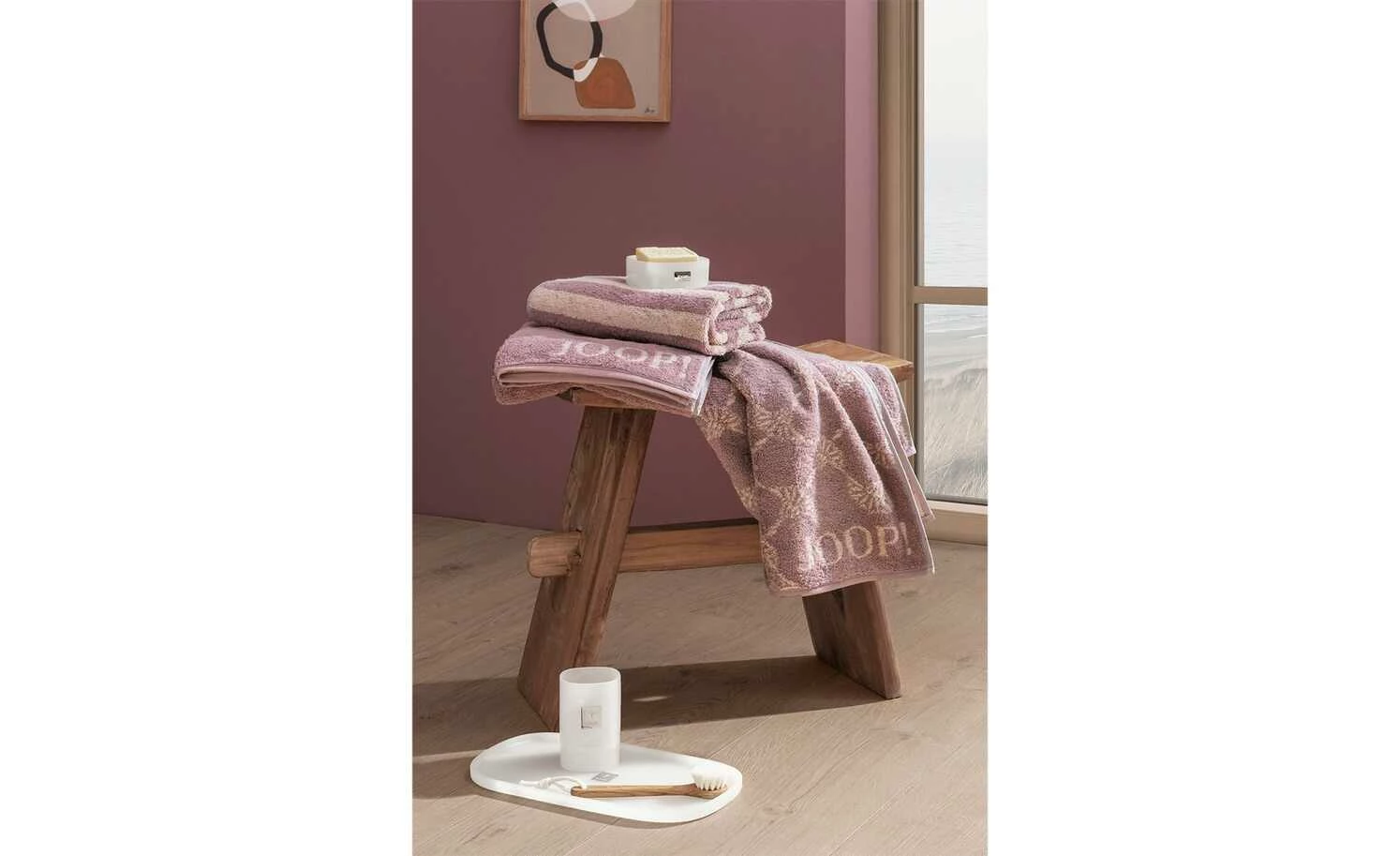 JOOP! Gästehandtuch JOOP 1611 Classic Conflower | Rose 3 JOOP! Gästehandtuch JOOP 1611 Classic Conflower | Rose