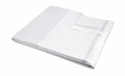 Strandtuch | Weiß / Grau