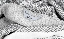 Strandtuch | Weiß / Anthrazit -Badtextilien und Zubehör Verkäufe 11828177 3 202209222233